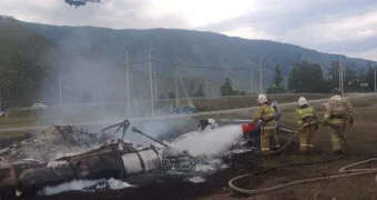 На Алтае разбился вертолёт. Шесть человек погибли, семеро пострадали