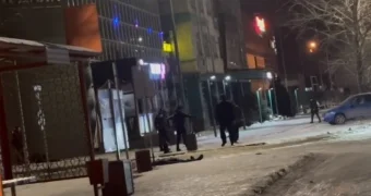 Массовая драка в Семее попала на видео