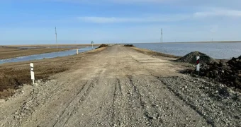 Семь трасс международного и республиканского значения затопило талыми водами в Казахстане