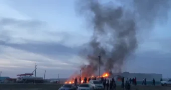 Подземная цистерна взорвалась на заправочной станции в Актюбинской области