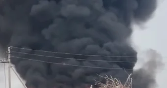 Последствия взрыва на стоянке спецтехники в Мангистау попали на видео