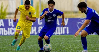 Шесть желтых карточек: «Каспий» выиграл матч в Жанаозене