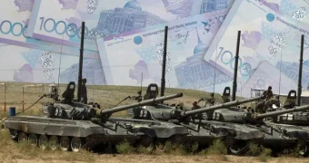 Казахстан увеличил расходы на военную технику на 36,8%