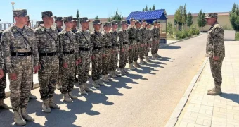 В воинских частях регионального командования «Запад» в Актау пополнение