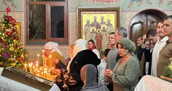 Жители Актау отмечают праздник Рождества Христова