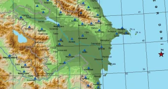 Землетрясение зафиксировали в Каспийском море