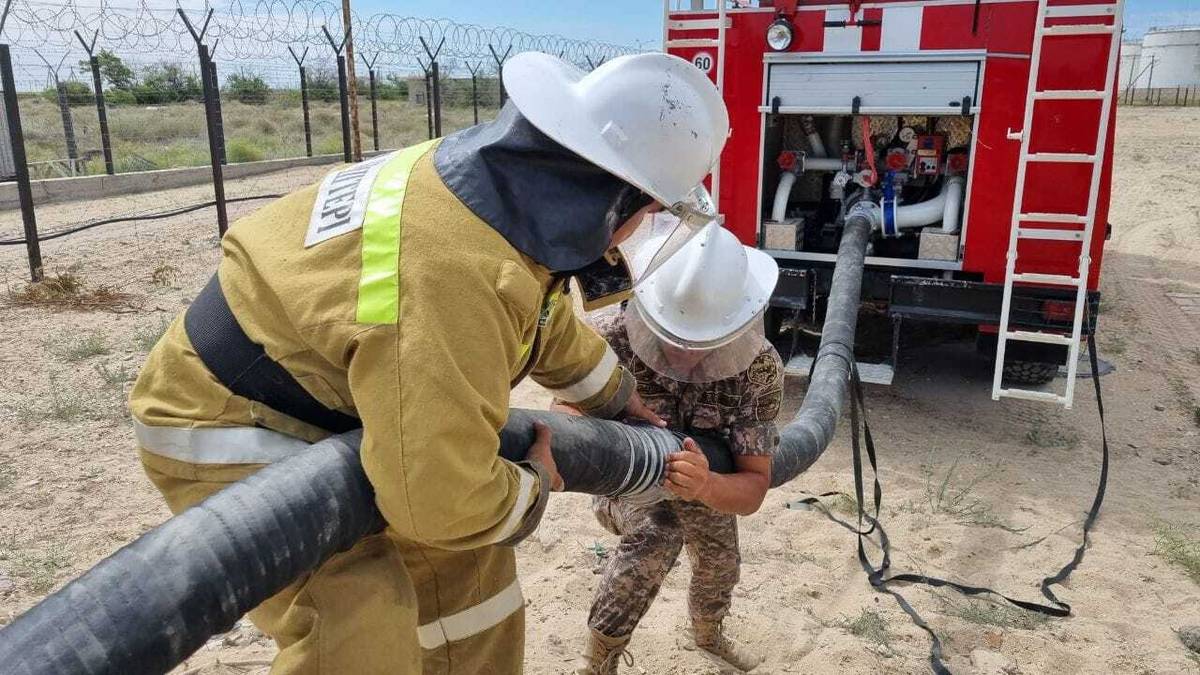 Фото ДЧС Мангистауской области