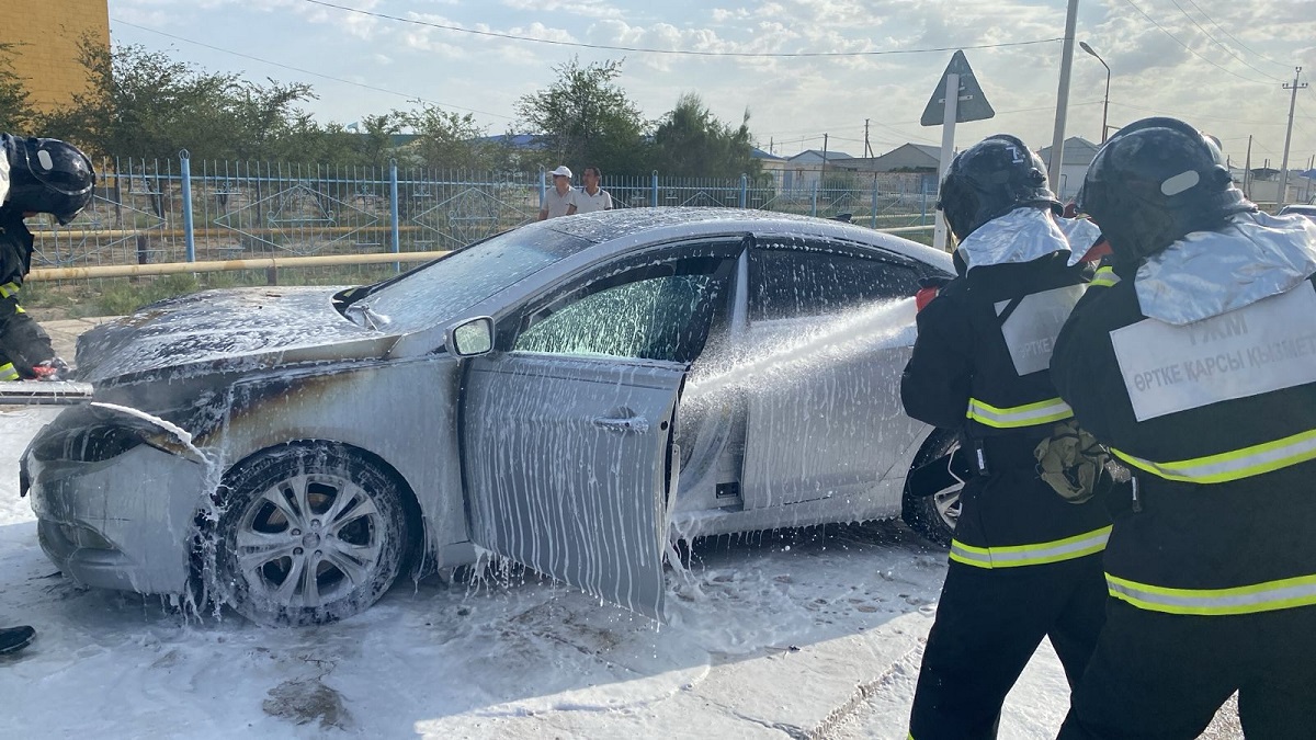 Фото предосталено службой пожаротушения и аварийно-спасательных работ ДЧС по Мангистауской области