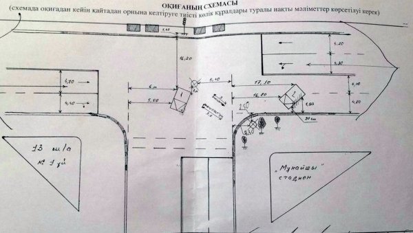 В Актау ищут свидетелей ДТП с перевернувшимся автомобилем