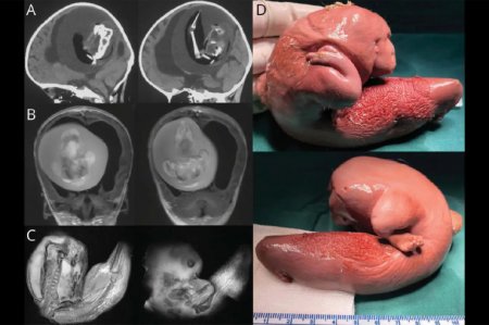 Плод близнеца извлекли из головы годовалой девочки в Китае 