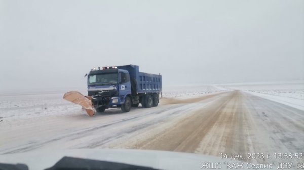 Дорожники в Мангистау перешли на усиленный режим работы