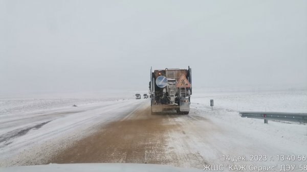 Дорожники в Мангистау перешли на усиленный режим работы