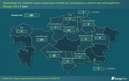 Мангистау оказался в лидерах по росту цен на казы