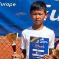 12-летний теннисист из Актау покоряет Европу
